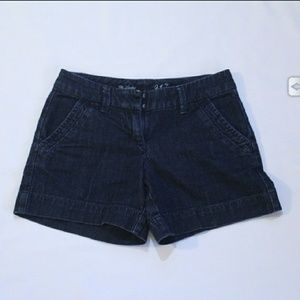 The Limited Dark Denim Shorts